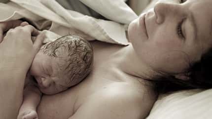 Der entscheidende Augenblick: die Geburt des Kindes Der entscheidende Augenblick: die Geburt des Kindes