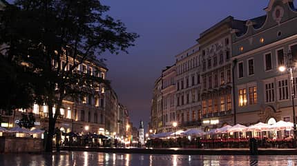 Krakau bei Nacht Krakau bei Nacht
