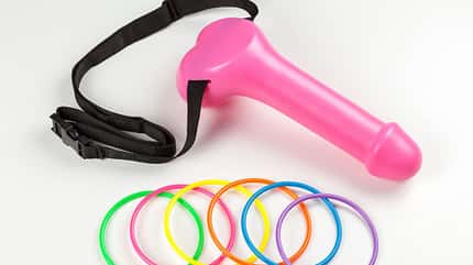 rosafarbener Penis aus Plastik rosafarbener Penis aus Plastik