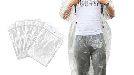 Regenanzug aus Plastik Regenanzug aus Plastik