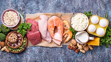 Eier, Fleisch und Fisch stecken voller essentieller Aminosäuren