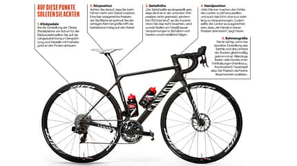 Das gibt es zu beachten beim Bike-Fitting Das gibt es zu beachten beim Bike-Fitting