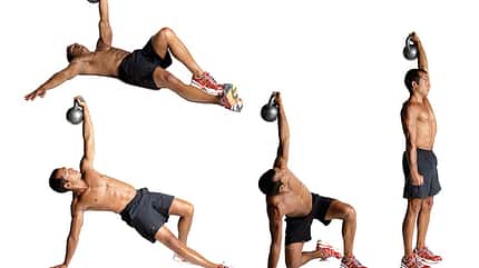 Aufstehen mit Kettlebell (Turkish Get Up) Aufstehen mit Kettlebell (Turkish Get Up)