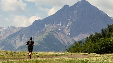 Auch für Trailrunner und Hiker sind die Rocky Mountains um Aspen ein Top-Ziel Auch für Trailrunner und Hiker sind die Rocky Mountains um Aspen ein Top-Ziel