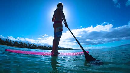 "SUP" ist leicht zu lernen, bringt Spaß und trainiert den ganzen Körper "SUP" ist leicht zu lernen, bringt Spaß und trainiert den ganzen Körper