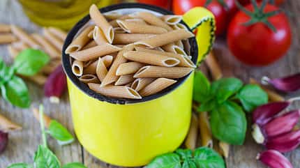 Vollkornpasta liefert viel Eisen Vollkornpasta liefert viel Eisen