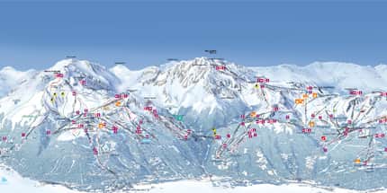 Skigebiet Les Arcs Skigebiet Les Arcs