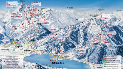 Pistenplan 2014/15: Zell am See-Kaprun Pistenplan 2014/15: Zell am See-Kaprun