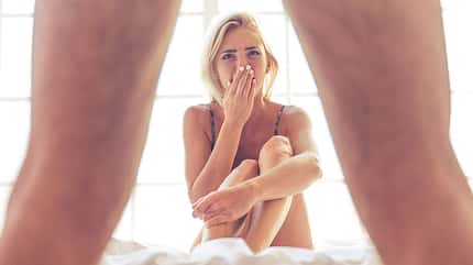Wenn nackte Tatsachen herrschen, wandert ihr Blick auf den Bauch