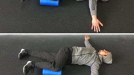 Mobi-Move: Rotation in Seitlage mit Foamroll Mobi-Move: Rotation in Seitlage mit Foamroll