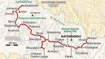 Motorradtour durch Nepal Motorradtour durch Nepal