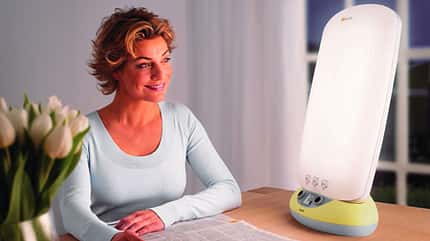 Lichttherapie: Die Augen können offen bleiben Lichttherapie: Die Augen können offen bleiben