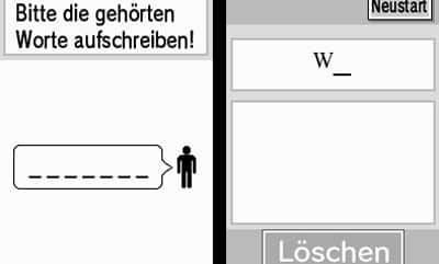 Eine Neuerung des Nintendo Gehirnjoggings Eine Neuerung des Nintendo Gehirnjoggings