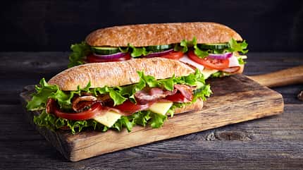 U-Boot-Sandwich mit Bacon