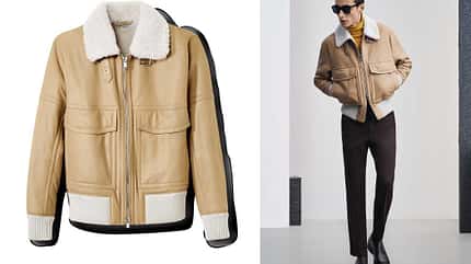 Boss-Lammfelljacke Boss-Lammfelljacke