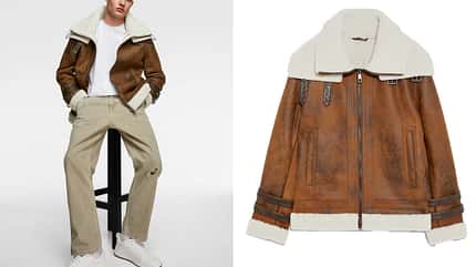 Zara Lammfelljacke Zara Lammfelljacke