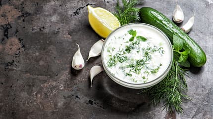 Leckerer und gesunder Dip mit Knoblauch Leckerer und gesunder Dip mit Knoblauch