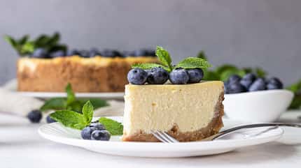 Gesunder Käsekuchen mit viel Protein Gesunder Käsekuchen mit viel Protein