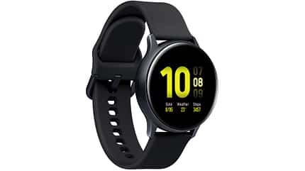 Der Nachfolger der Galaxy Active ist in 2 Größen (40 und 44 mm) und in Edelstahl oder Aluminium erhältlich Der Nachfolger der Galaxy Active ist in 2 Größen (40 und 44 mm) und in Edelstahl oder Aluminium erhältlich
