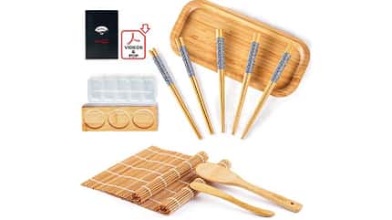 Mit einem Sushi-Set kannst du deine eigenen Makis, Rolls und Nigiris zubereiten