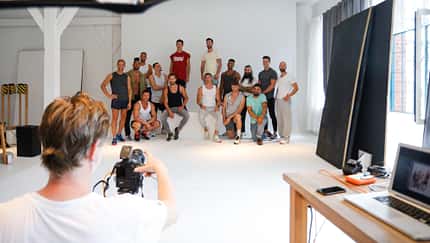 Zur Mittagszeit trafen beide Gruppen aufeinander. Genug Zeit für ein großes Gruppenbild