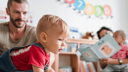 Eingewöhnung in der Kita: Auch für den Vater gewöhnungsbedürftig