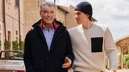 Mode für Männer ab 60 / Paul & Shark Pierce Brosnan