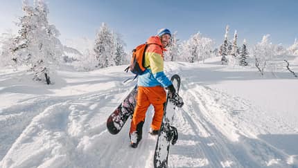 Ski- und Snowboardfahren verbrennen richtig viele Kalorien