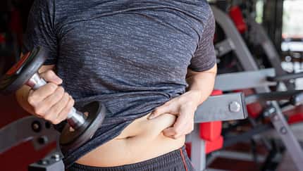 Bei einer Insulinresistenz fällt es besonders schwer, am  Bauch abzunehmen