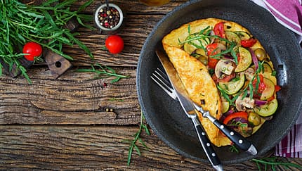 Eiweißreiche Omelette-Rezepte