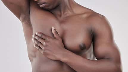 Muscular,,Armpit,And,Body,Of,Black,Man,In,Studio,For