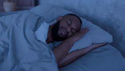 Healthy,Sleeping,Concept.,Portrait,Of,Happy,Young,Well-slept,African,American