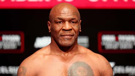 Weigh-in For LIVE On Netflix: Jake Paul Vs. Mike Tyson