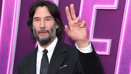 Keanu Reeves auf der Premiere von "Ballerina"