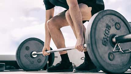 Weightlifting,Deadlift,Panoramic,Banner,Of,Fit,Man,Bodybuilding,Powerlifting,At