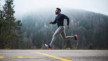 Joggen im Herbst und Winter 