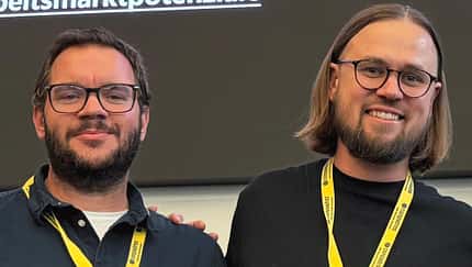 Julian Kupfer und Gerrit Engelien vom Väter-Netzwerk Conpadres Julian Kupfer und Gerrit Engelien vom Väter-Netzwerk Conpadres