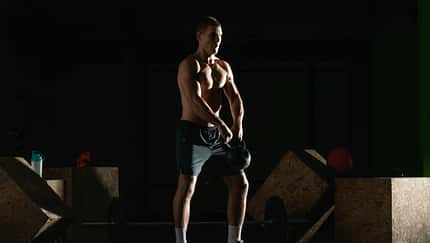 Kettlebellswing Übung