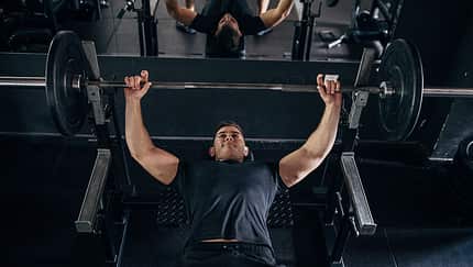 Bench press training