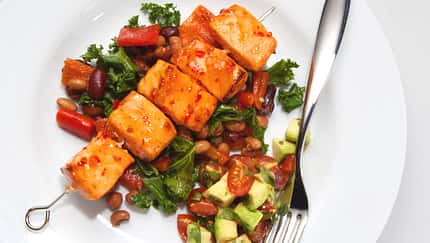 Asia-Lachs mit AvocadogemÃ¼se