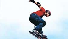 Hoch hinaus: Inline-Skater