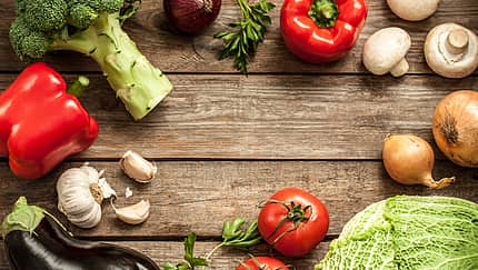 Vegetarischer Ernährungsplan für definierte Arme