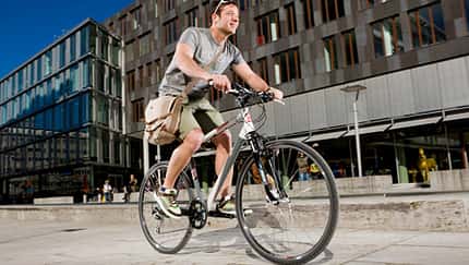Mit dem Bike sind Sie schneller am Ziel
