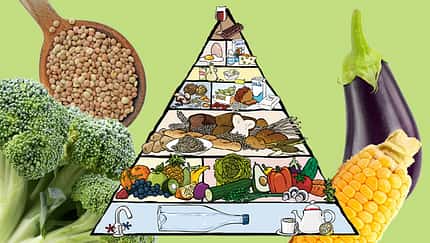 Die VEBU Eenährungspyramide hilft beim Einstieg in ein vegetarisch-veganes-Leben