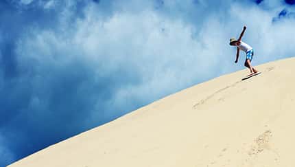 Der Monte Kaolino in Hirschau ist der höchste Sandberg Europas