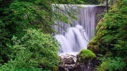Wasserfall in der Rappenlochschlucht