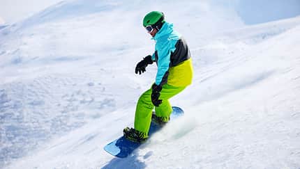 Mit der richtigen Technik kommen Sie die steilste Piste hinab