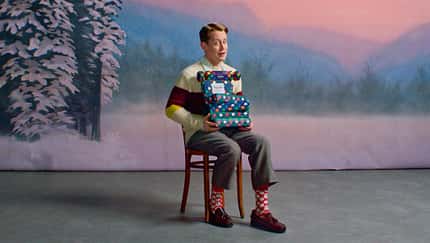 Happy Socks Macaulay Culkin Xmas