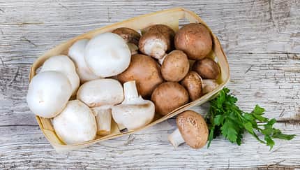 100 Gramm Champignons liefern 3 Mikrogramm Vitamin D