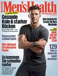 Das Cover der September-Ausgabe 2017 von Men's Health mit Scott Eastwood